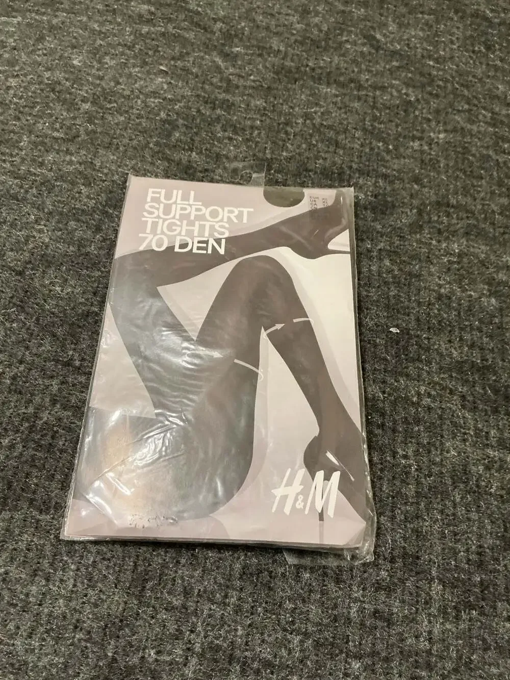 H&M Full Support Tights 70 Denier Black Size XL